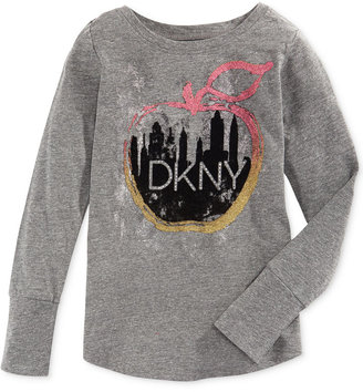 DKNY Little Girls' or Toddler Girls' Apple Tee