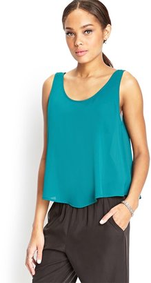 Forever 21 Boxy Woven Tank Top