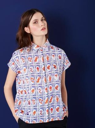 Young British Designers Pretty As A Postcard Blouse by Kelly Love