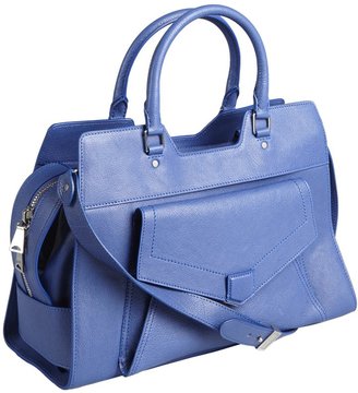 Proenza Schouler blue leather 'PS13' convertible shoulder bag