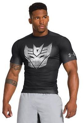 Under Armour Men's Alter Ego Transformers Decepticons Metal Compression Shirt
