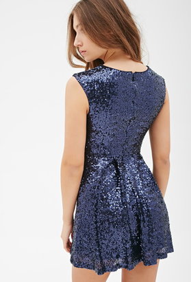 Forever 21 Sequined A-Line Dress