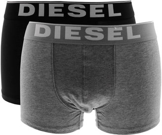 Diesel Underwear Kory Two Pack Boxers Black Grey
