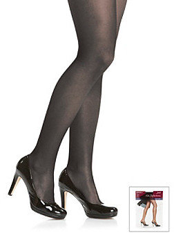 Hanes Silk Reflections" Silky Sheer Reinforced Toe Pantyhose with Control Top