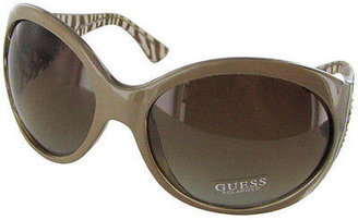 GUESS Womens 'GUP 2011' Polarized Butterfly Sunglasses