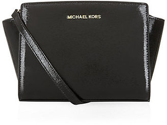 MICHAEL Michael Kors Patent Selma Messenger Bag