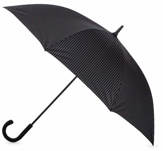 Fulton Black large pinstripe umbrella