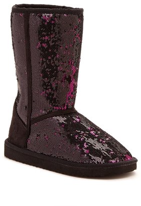 Charles Albert Sequin Faux Fur Lined Boot