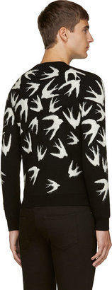 McQ Black Swallow Sweater