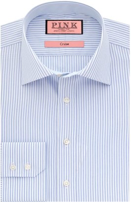 Thomas Pink Men's Hillard stripe button cuff shirt