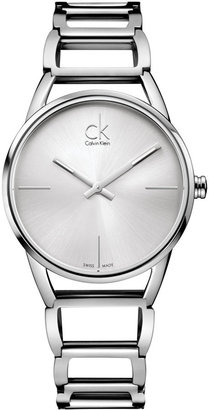 CK Calvin Klein Calvin Klein Watch, Women's Swiss Stately Stainless Steel Bracelet 34mm K3G23126