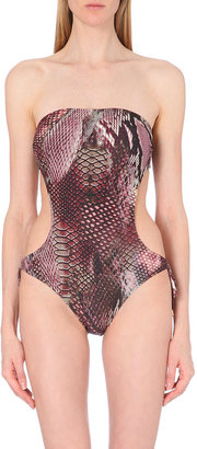 Melissa Odabash Amalfi Lizard-Print Swimsuit - for Women