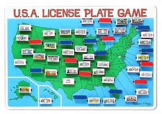 Melissa & Doug U.S.A. License Plate Game