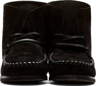 Isabel Marant Black Suede Flavie Ankle Boots