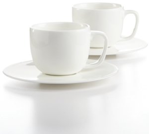 Hotel Collection Dinnerware, Set of 2 Bone China Espresso Cups