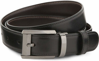 Montblanc Reversible leather-insert belt