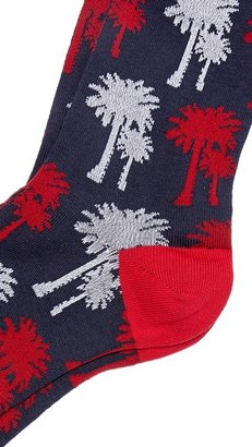 Shipley & Halmos Highland Palm Tree Socks