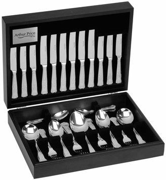 Arthur Price 'Kings' 18/10 Stainless Steel 58 Piece 8 Person Canteen Cutlery Set For Luxury Home Dining