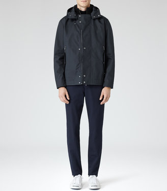 Reiss Zupo HOODED SHORT JACKET