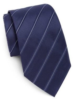 Armani Collezioni Striped Silk Tie