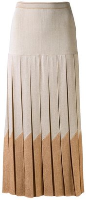 Sonia Rykiel bi-color pleated skirt
