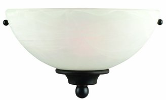 Design House 514554 Millbridge 1-Light Wall Sconce, 6" by 10.5", Oil Rubbed Bronze