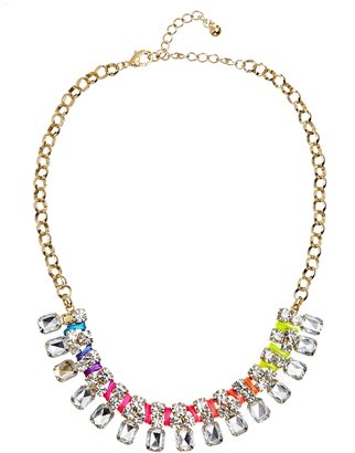 Flash Trash Girl Rainbow Necklace