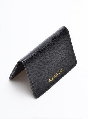 Young British Designers Mini Classic Card-Holder: Black by Alexa Jay
