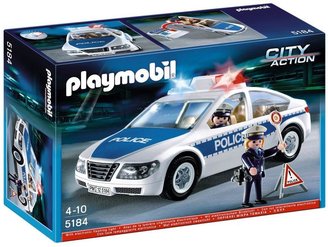 Playmobil Police Car with Flashing Light