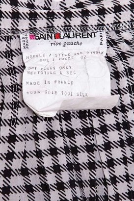 Nasty Gal Saint Laurent Check Yourself Skirt