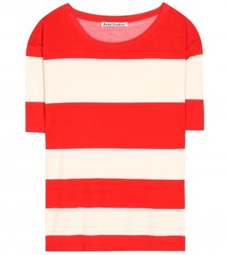 Acne Studios Wonder Stripe Cotton-blend T-shirt