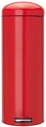 Brabantia 20-Litre Retro Slimline Motion Control Pedal Bin - Red