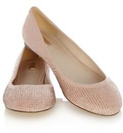Oasis sparkle ballerina shoes