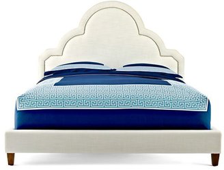 Jonathan Adler Crescent Heights Linen Upholstered Bed