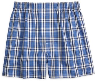 Brooks Brothers Traditional Fit Large Plaid Stripe Boxers