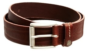 Esprit Loop Detail Leather Belt - Brown