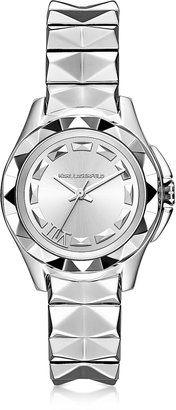 Karl Lagerfeld Paris 7 30mm Silver IP Stainless Steel Women's Watch