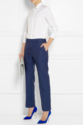 Jil Sander Wool and silk-blend slim-leg pants