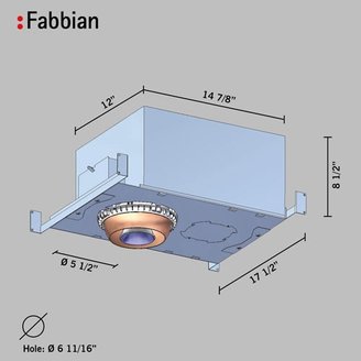 Fabbian Tools Trimless Eyeball 5.5 Inch Recessed Light