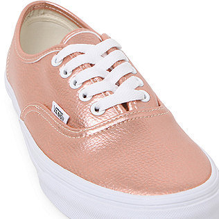Vans Authentic Leather Rose Sneakers