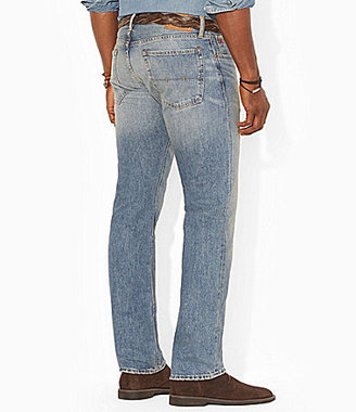 Polo Ralph Lauren Big & Tall Hampton Straight-Fit Dayton-Wash Jeans