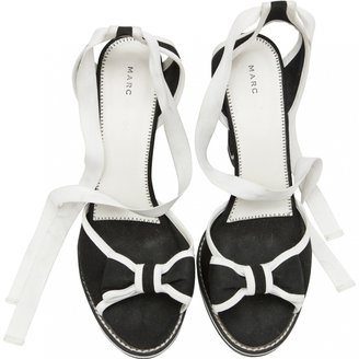 Marc Jacobs Black Cloth Sandals