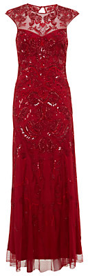 Miss Selfridge Premium Collection Lily Maxi Dress, Red