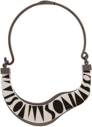 Missoni Logo Branded Necklace
