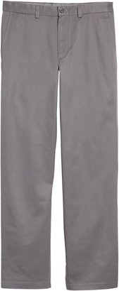 Nordstrom Classic Smartcare(TM) Relaxed Fit Flat Front Cotton Pants