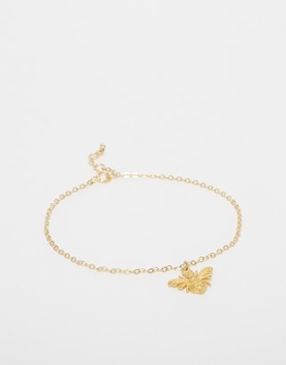 Dogeared Gold Plated Bee Bracelet