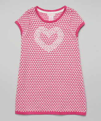 Design History Peony Mini-Heart Shift Dress - Toddler & Girls
