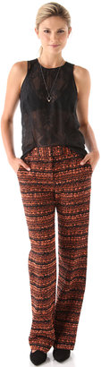 Willow Woven Wide Leg Trousers