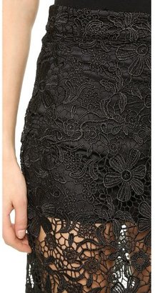 re:named Lace Pencil Skirt