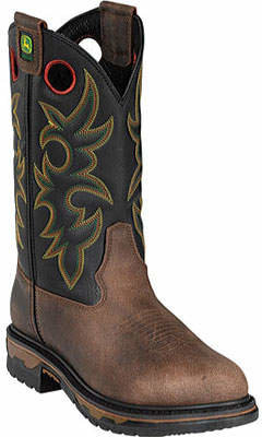 John Deere Boots 11" Western Work 5222
